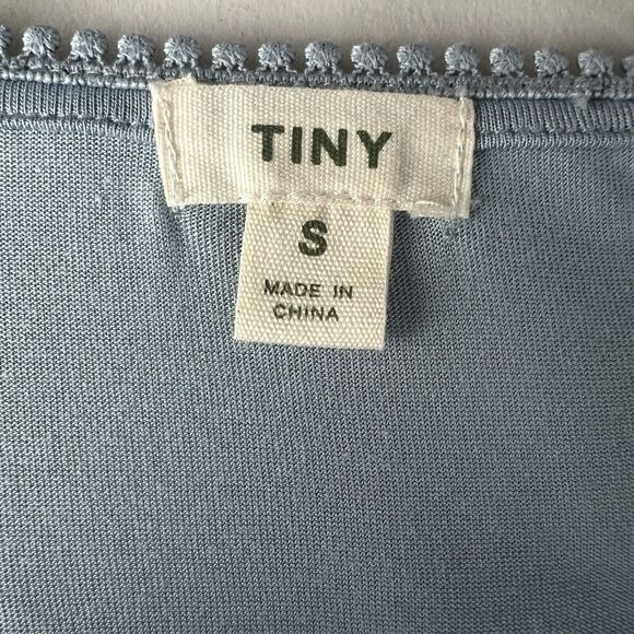 Anthropologie Tiny Frances Long Sleeve Ruffle Top Embroidered Size Small - Picture 6 of 9